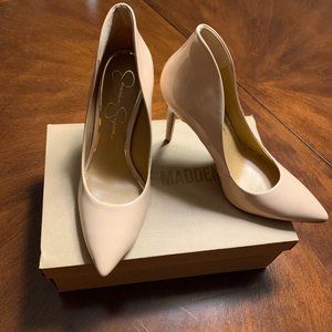 Jessica Simpson High Back Patten Leather Heels